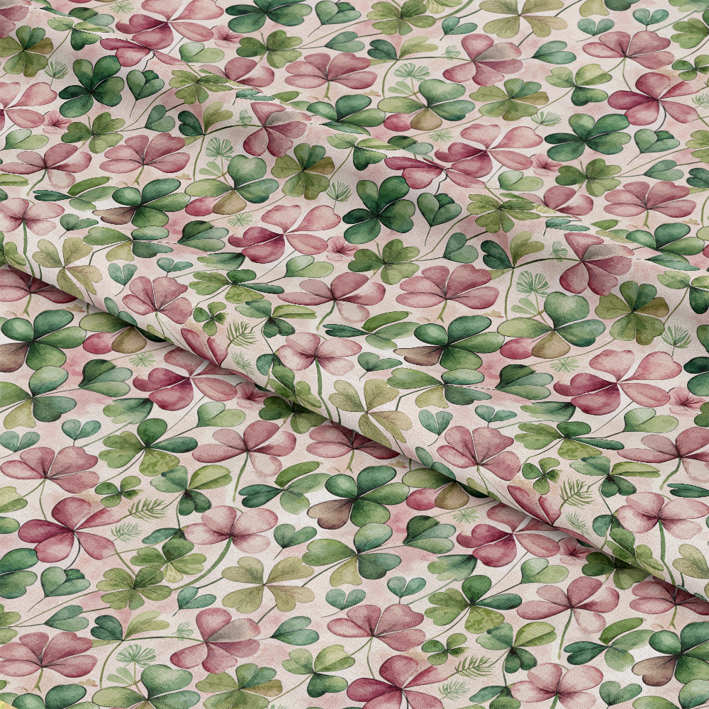 Art Nouveau Clovers Pattern 1 Quilting Cotton Fabric