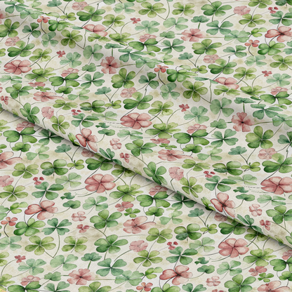 Art Nouveau Clovers Pattern 2 Quilting Cotton Fabric