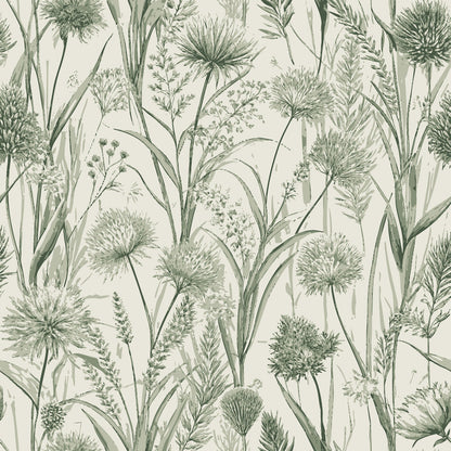 Art Nouveau Flowering Rush Pattern 2 Quilting Cotton Fabric