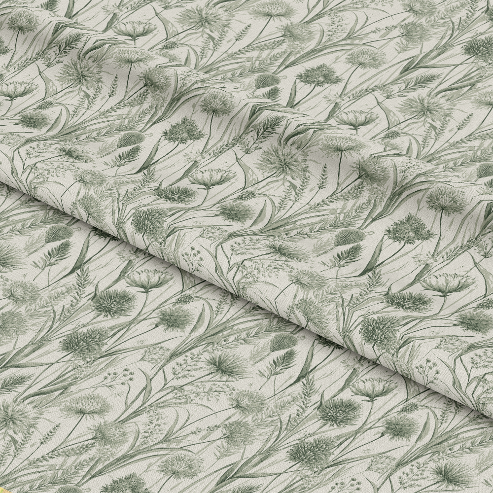 Art Nouveau Flowering Rush Pattern 2 Quilting Cotton Fabric