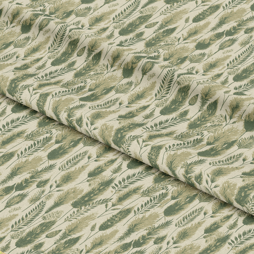 Art Nouveau Fox Tails Pattern 1 Quilting Cotton Fabric