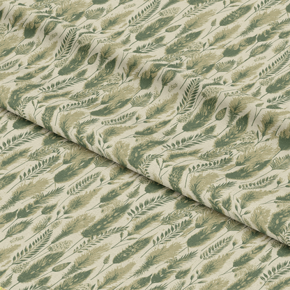 Art Nouveau Fox Tails Pattern 1 Quilting Cotton Fabric