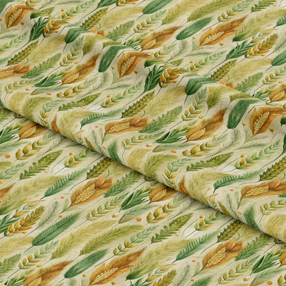 Art Nouveau Fox Tails Pattern 2 Quilting Cotton Fabric