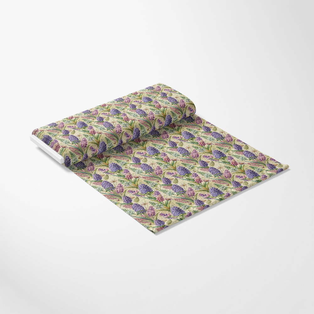 Art Nouveau Hyacinths Pattern 2 Quilting Cotton Fabric