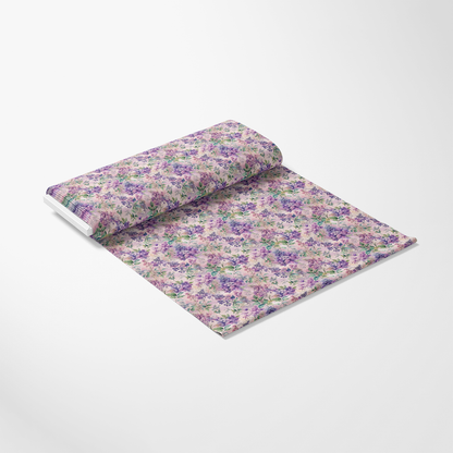 Art Nouveau Lilac Lusters Pattern 2 Quilting Cotton Fabric
