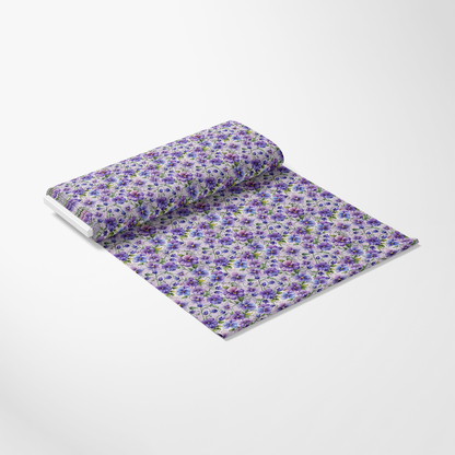 Art Nouveau Violets Pattern 1 Quilting Cotton Fabric