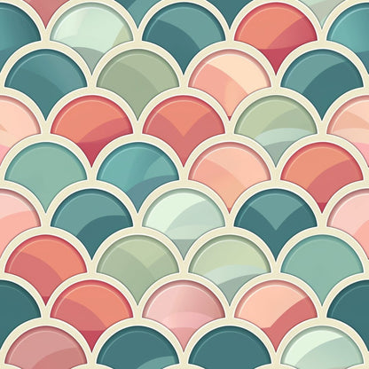 Coral Lagoon Pattern 7 Minky Fabric