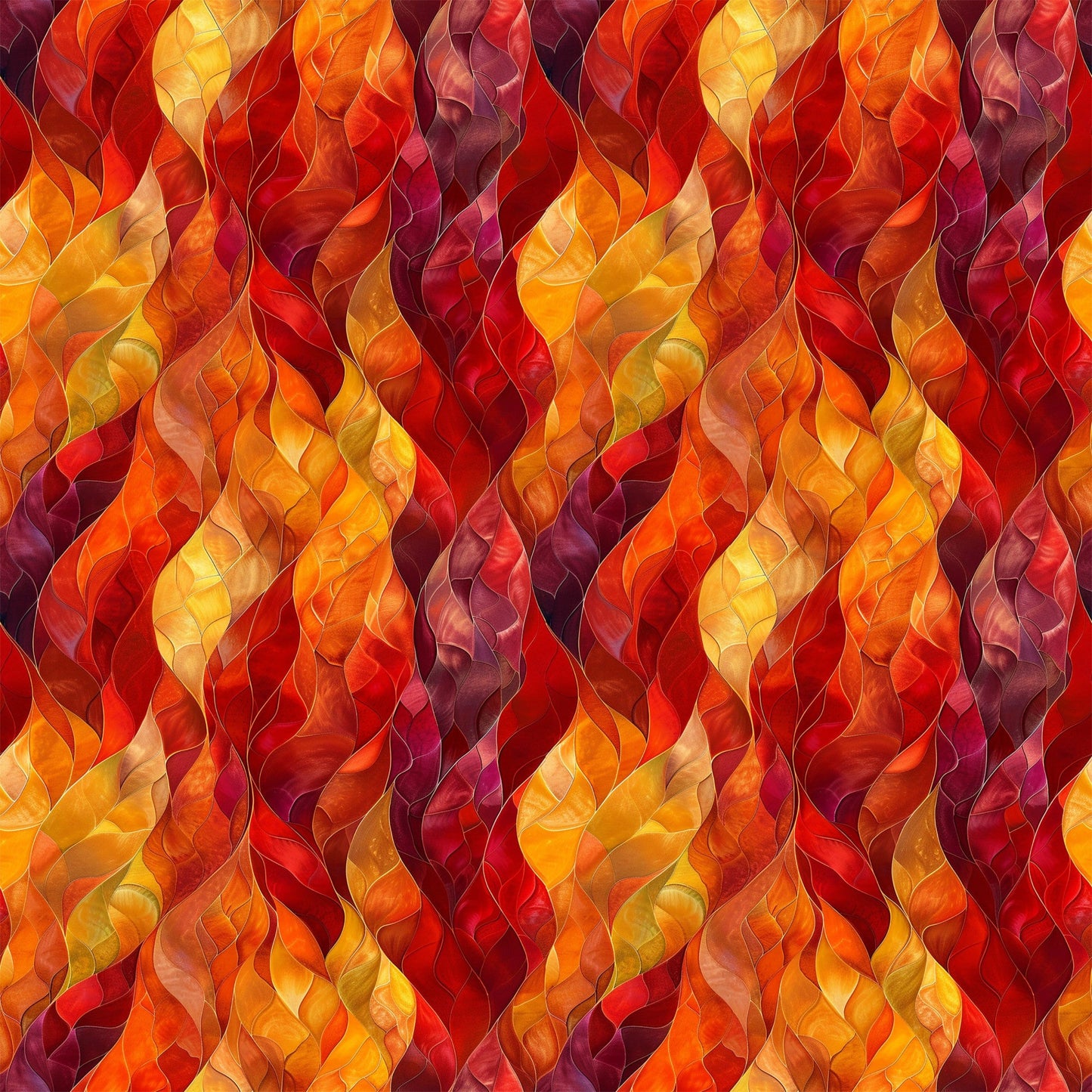 Artistic Autumn Leaves Pattern 10 Quilting Cotton Fabric