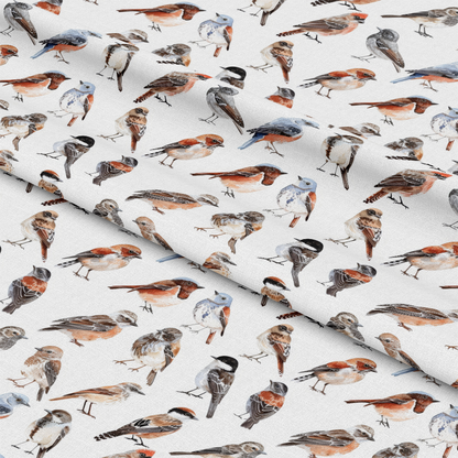 Assorted Birds Pattern Quilting Cotton Fabric