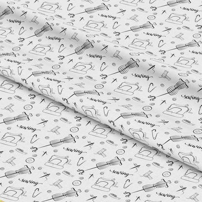 Assorted Sewing Pattern 1 Quilting Cotton Fabric