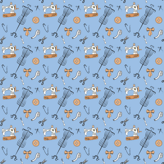 Assorted Sewing Pattern 3 Quilting Cotton Fabric