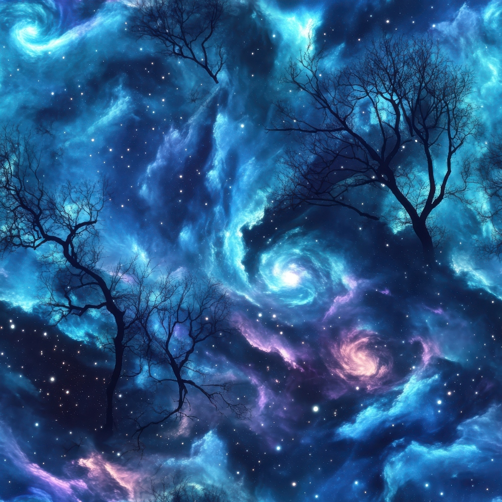 Nebula Horizon Pattern 14 Minky Fabric