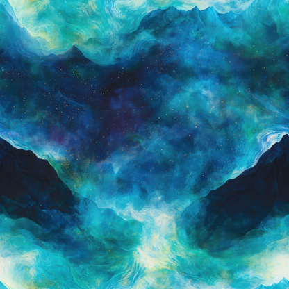Nebula Horizon Pattern 19 Minky Fabric