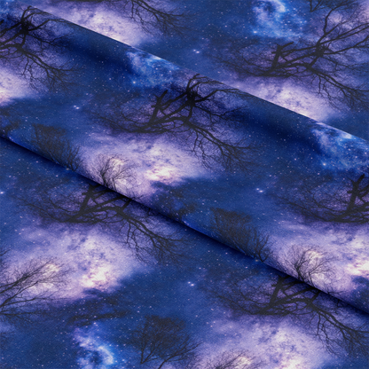 Aurora Starry Night Sky Pattern 1 Quilting Cotton Fabric