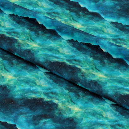 Aurora Starry Night Sky Pattern 21 Quilting Cotton Fabric