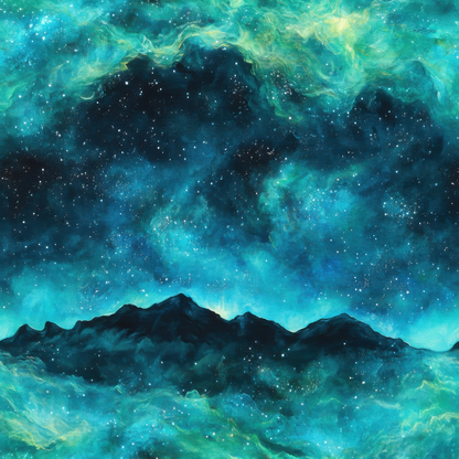 Nebula Horizon Pattern 21 Minky Fabric