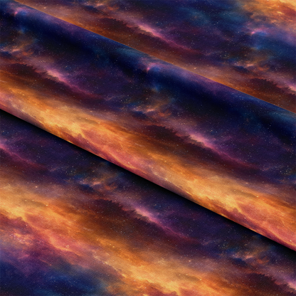 Aurora Starry Night Sky Pattern 24 Quilting Cotton Fabric