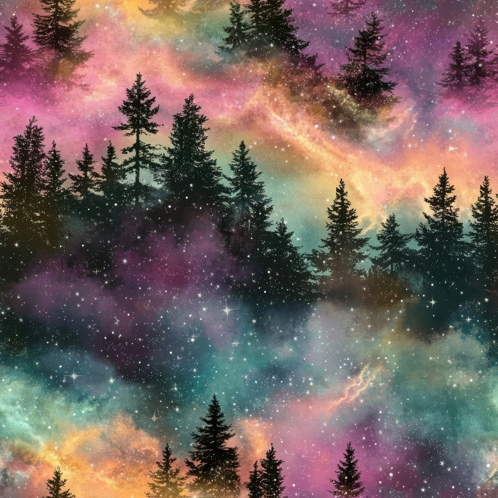 Nebula Horizon Pattern 26 Minky Fabric