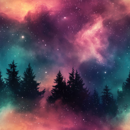 Nebula Horizon Pattern 29 Minky Fabric