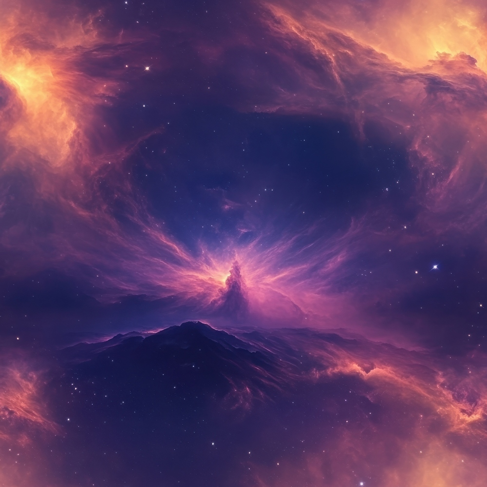 Nebula Horizon Pattern 31 Minky Fabric