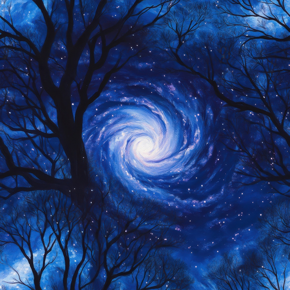 Nebula Horizon Pattern 32 Minky Fabric