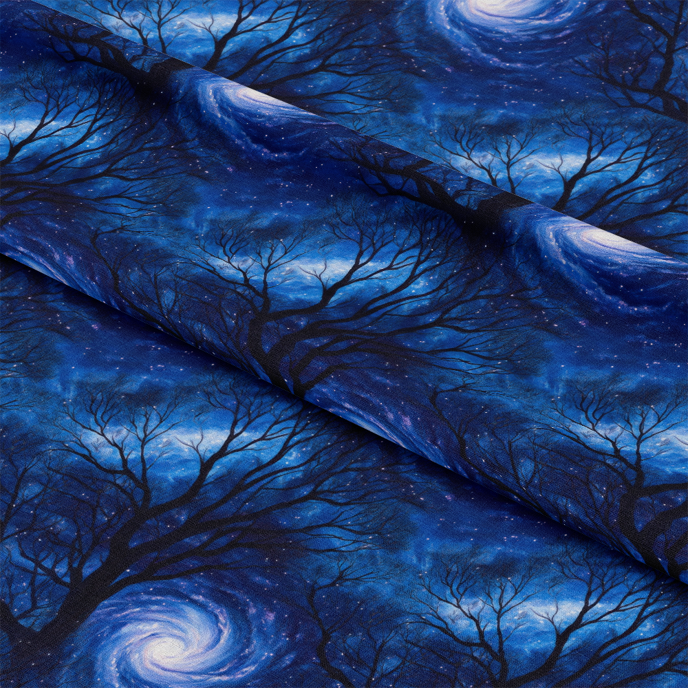 Aurora Starry Night Sky Pattern 32 Quilting Cotton Fabric