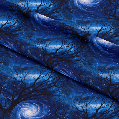 Aurora Starry Night Sky Pattern 32 Quilting Cotton Fabric