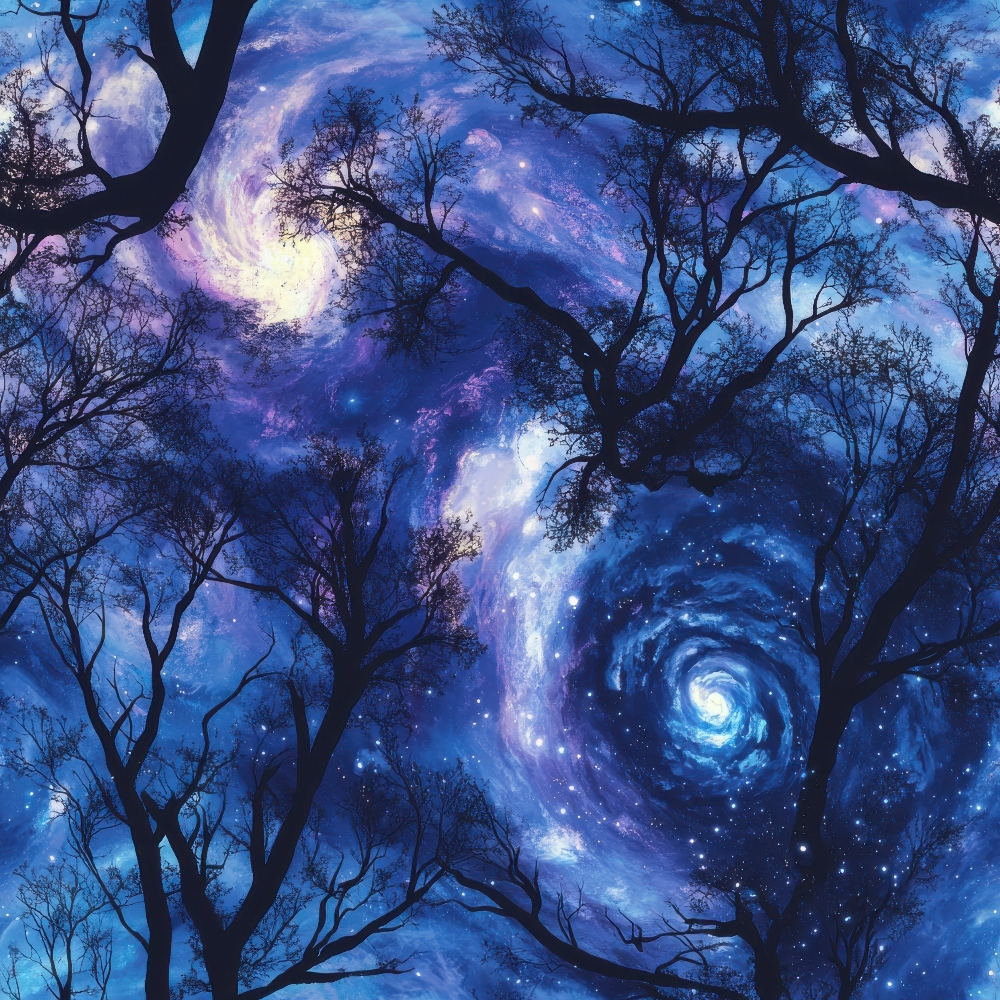 Nebula Horizon Pattern 3 Minky Fabric