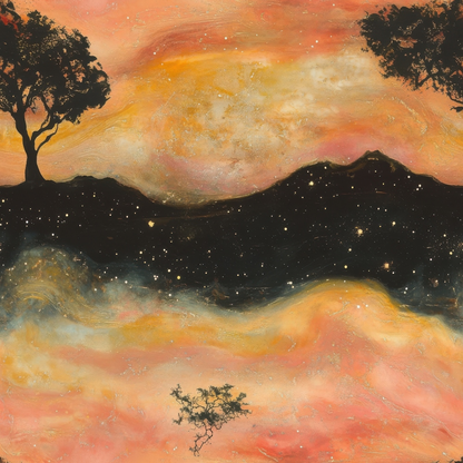 Nebula Horizon Pattern 8 Minky Fabric
