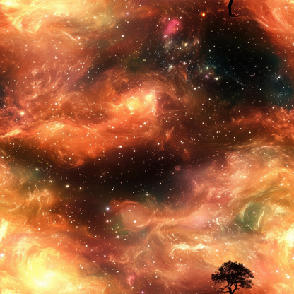 Nebula Horizon Pattern 9 Minky Fabric