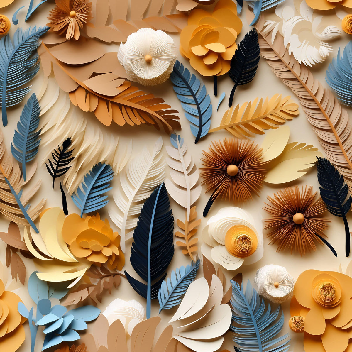 Canyon Plumes Pattern 10 Minky Fabric