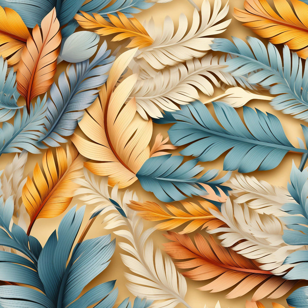 Canyon Plumes Pattern 11 Minky Fabric