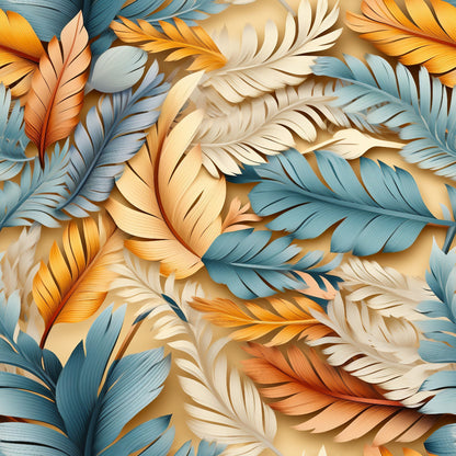 Canyon Plumes Pattern 11 Minky Fabric