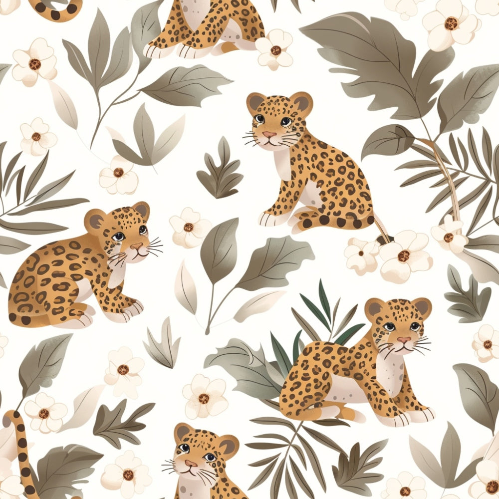 Jungle Cubs Pattern 15 Minky Fabric