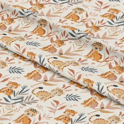 Baby Safari Animals Pattern 16 Quilting Cotton Fabric