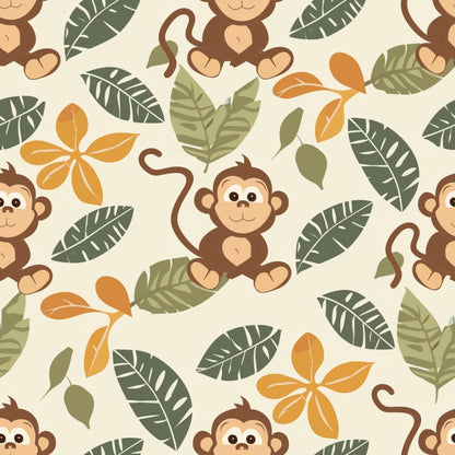 Jungle Cubs Pattern 17 Minky Fabric