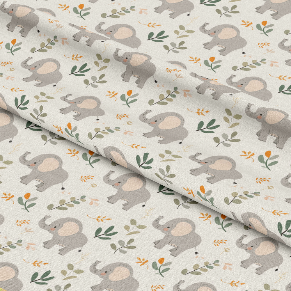Baby Safari Animals Pattern 18 Quilting Cotton Fabric