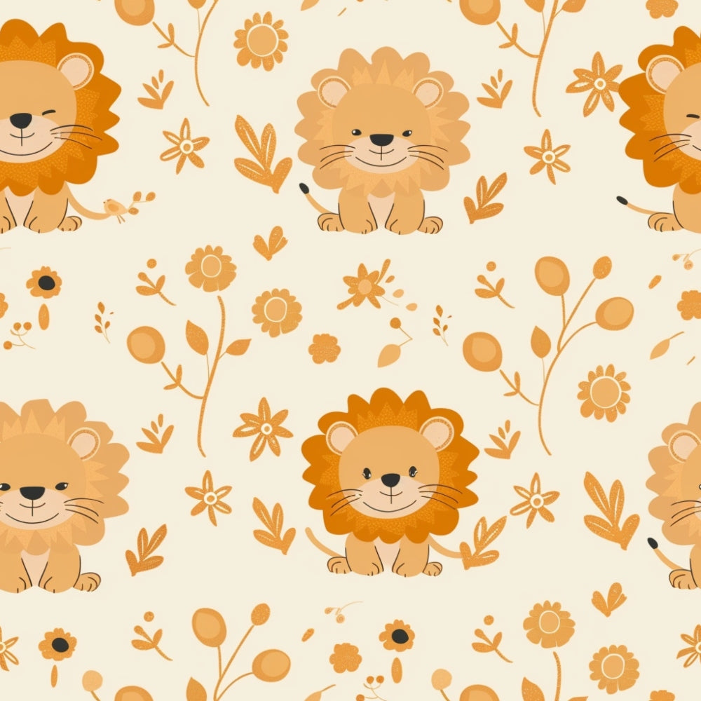 Jungle Cubs Pattern 1 Minky Fabric