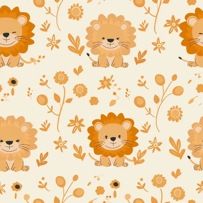 Jungle Cubs Pattern 1 Minky Fabric
