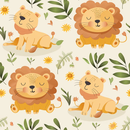 Jungle Cubs Pattern 21 Minky Fabric