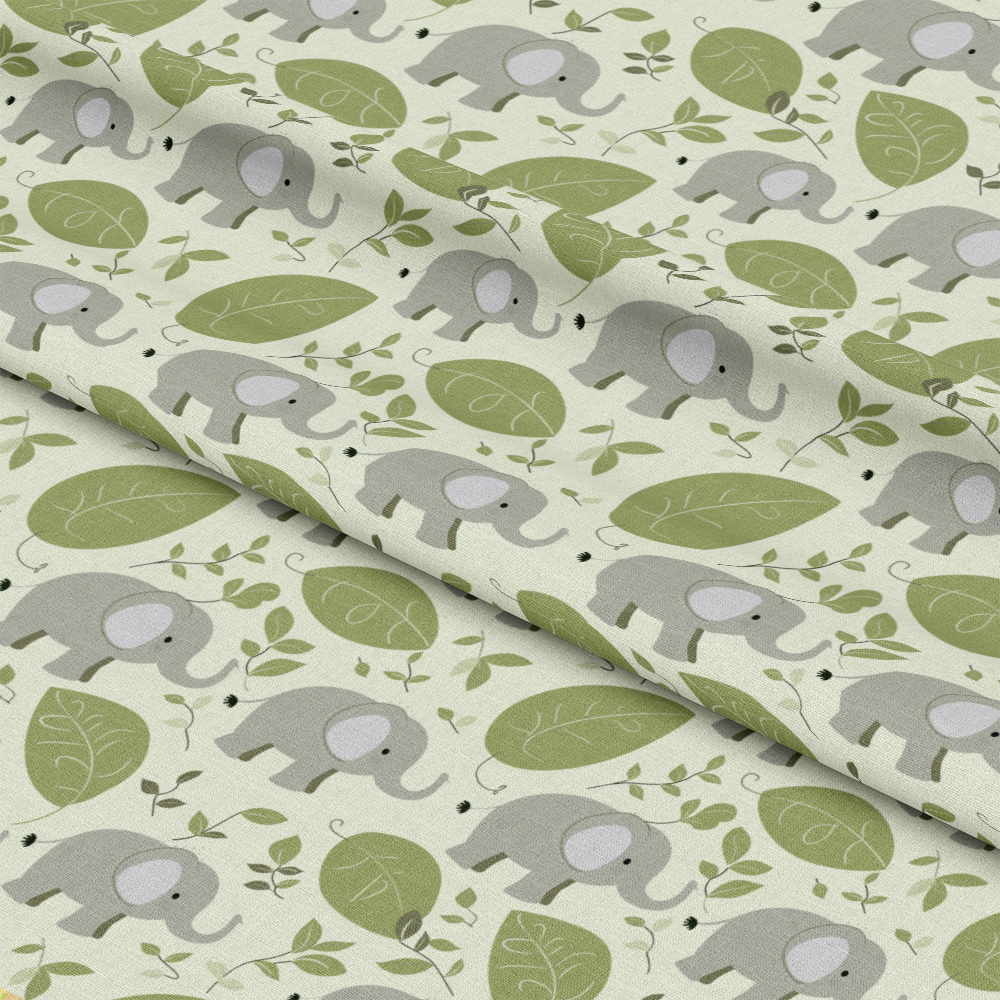 Baby Safari Animals Pattern 2 Quilting Cotton Fabric