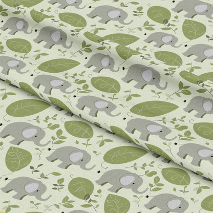 Baby Safari Animals Pattern 2 Quilting Cotton Fabric