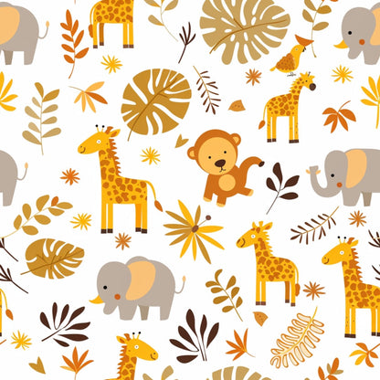 Jungle Cubs Pattern 5 Minky Fabric