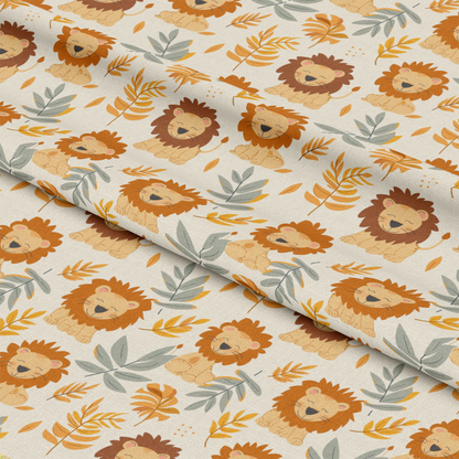 Baby Safari Animals Pattern 8 Quilting Cotton Fabric