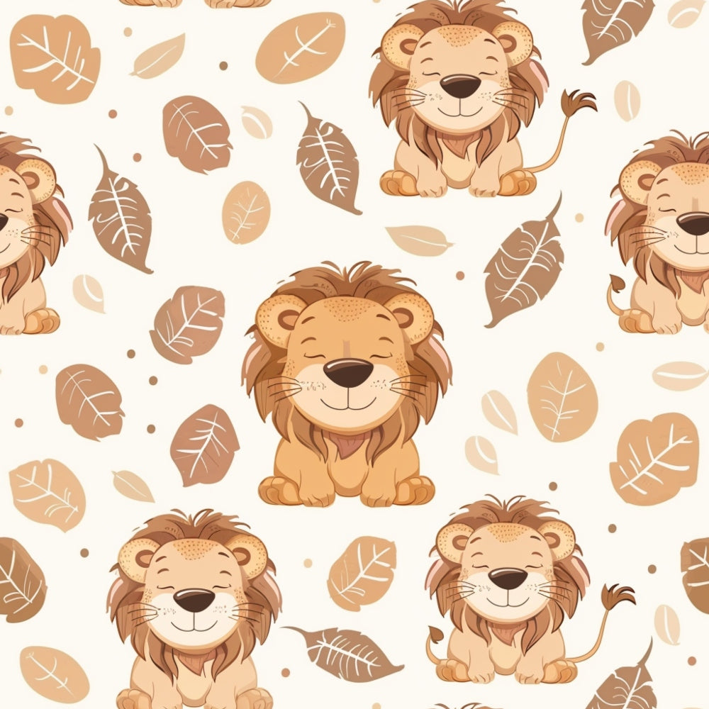 Jungle Cubs Pattern 9 Minky Fabric