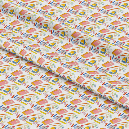 Back To School Elements Pattern 10 Quilting Cotton Fabric