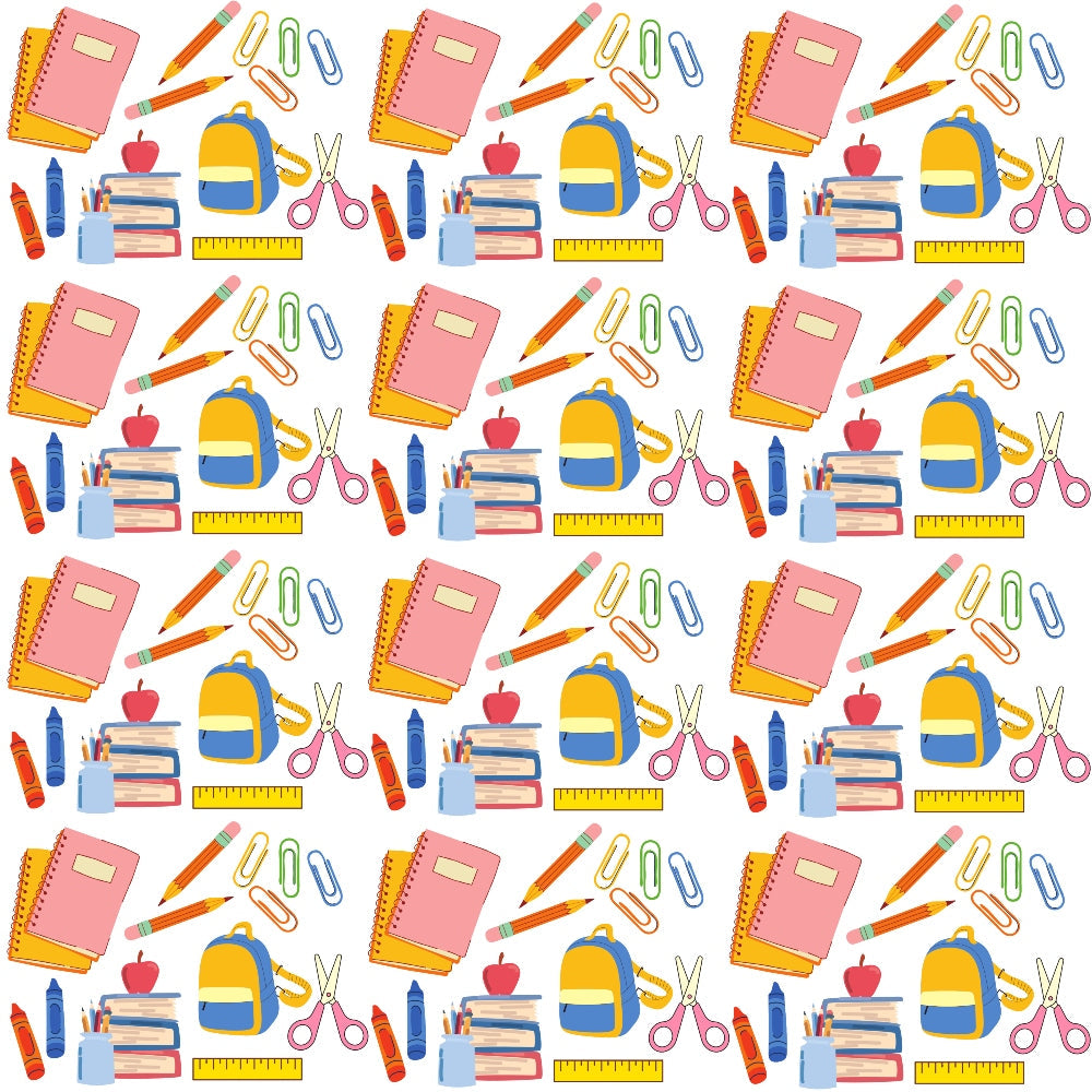 Back To School Elements Pattern 10 Quilting Cotton Fabric