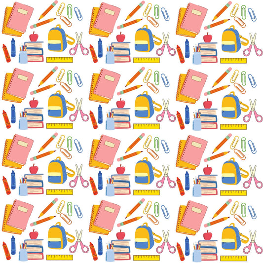 Back To School Elements Pattern 10 Quilting Cotton Fabric