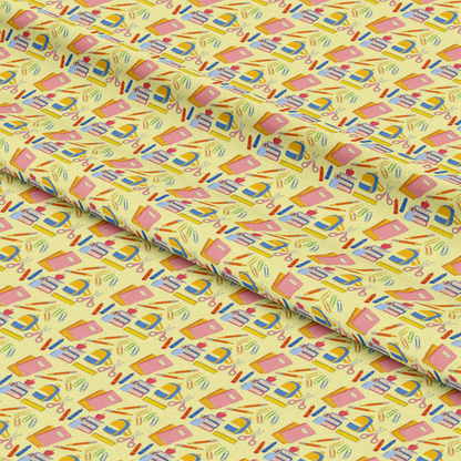 Back To School Elements Pattern 11 Quilting Cotton Fabric