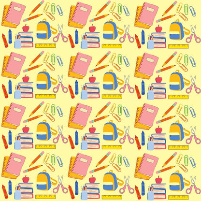 Classroom Doodles Pattern 11 Minky Fabric